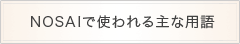 NOSAIで使われる主な用語
