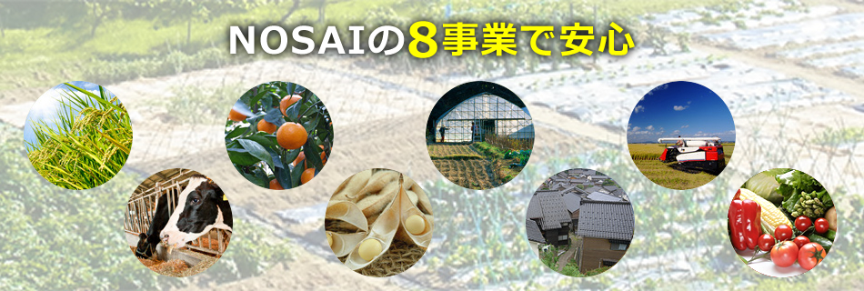 NOSAIの８事業で安心